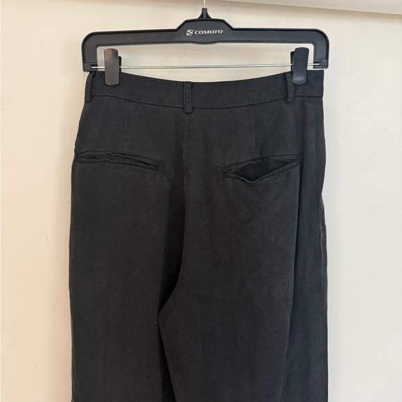 REFORMATION Charcoal Trousers Pants - Picture 4 of 6
